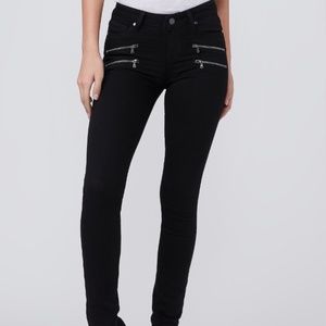 Paige black denim/similar to photo - like new 25